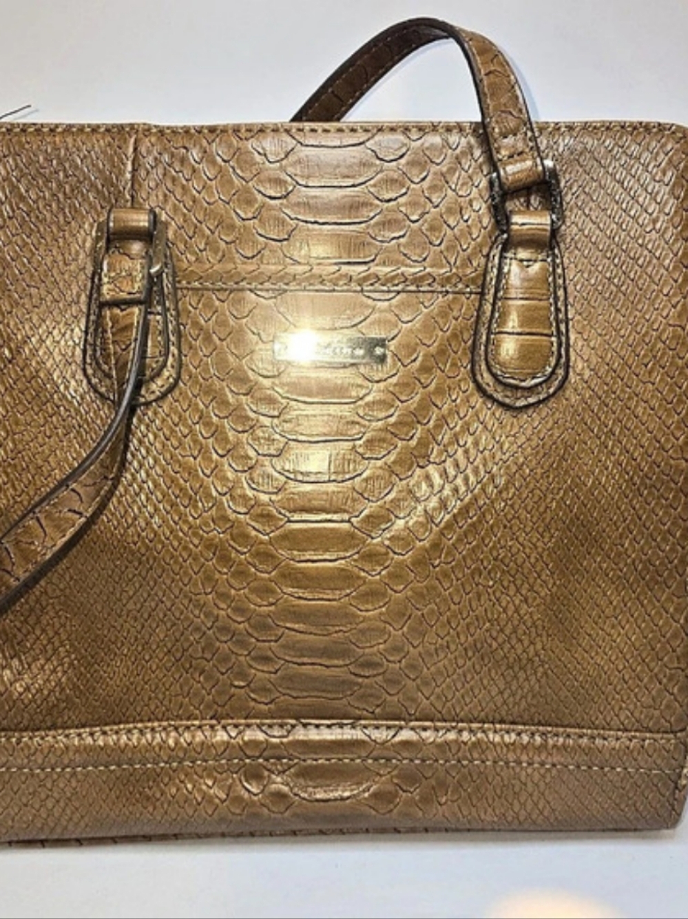 Liz Claiborne Textured Tote Bag in Brown